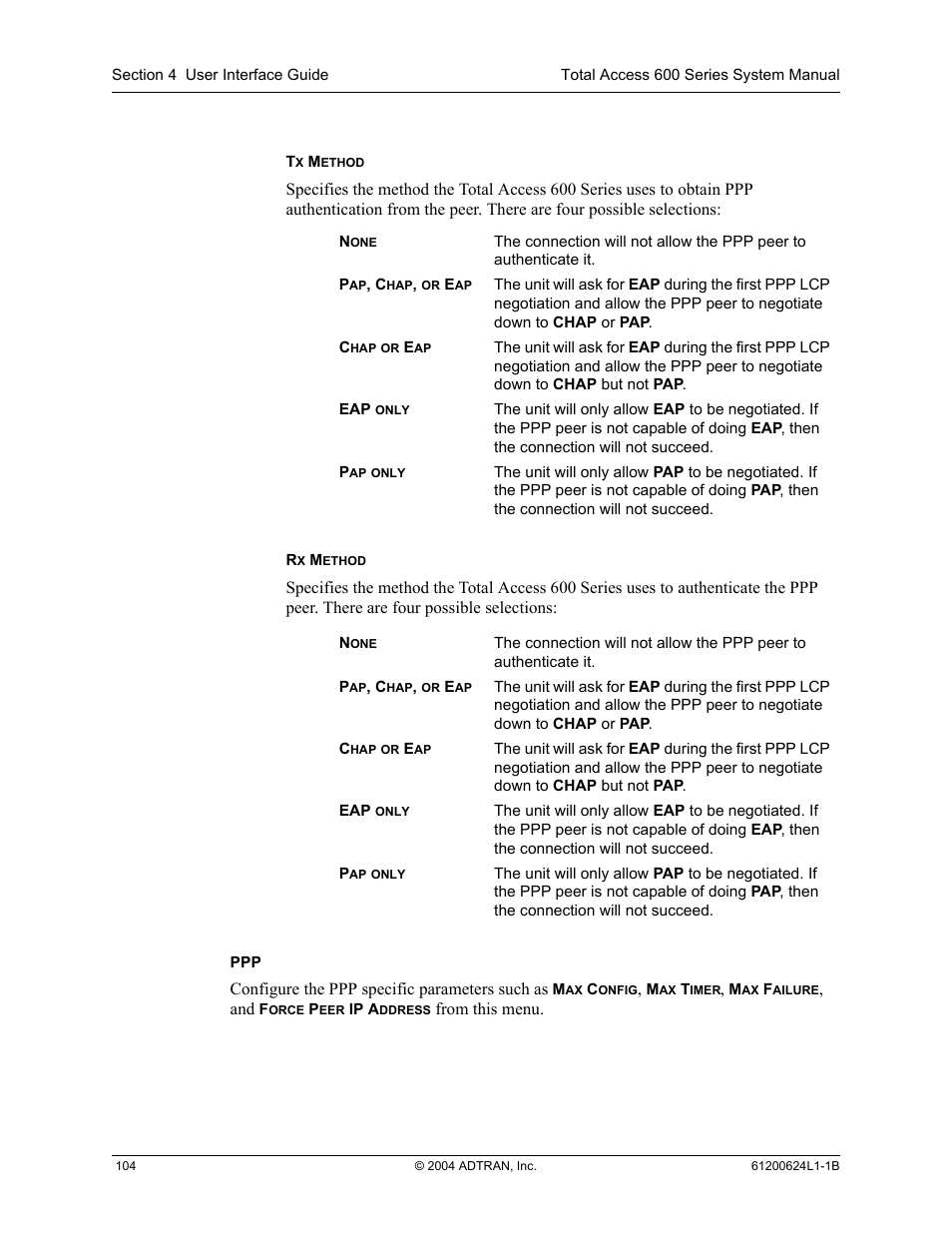 ADTRAN 600R User Manual | Page 106 / 264