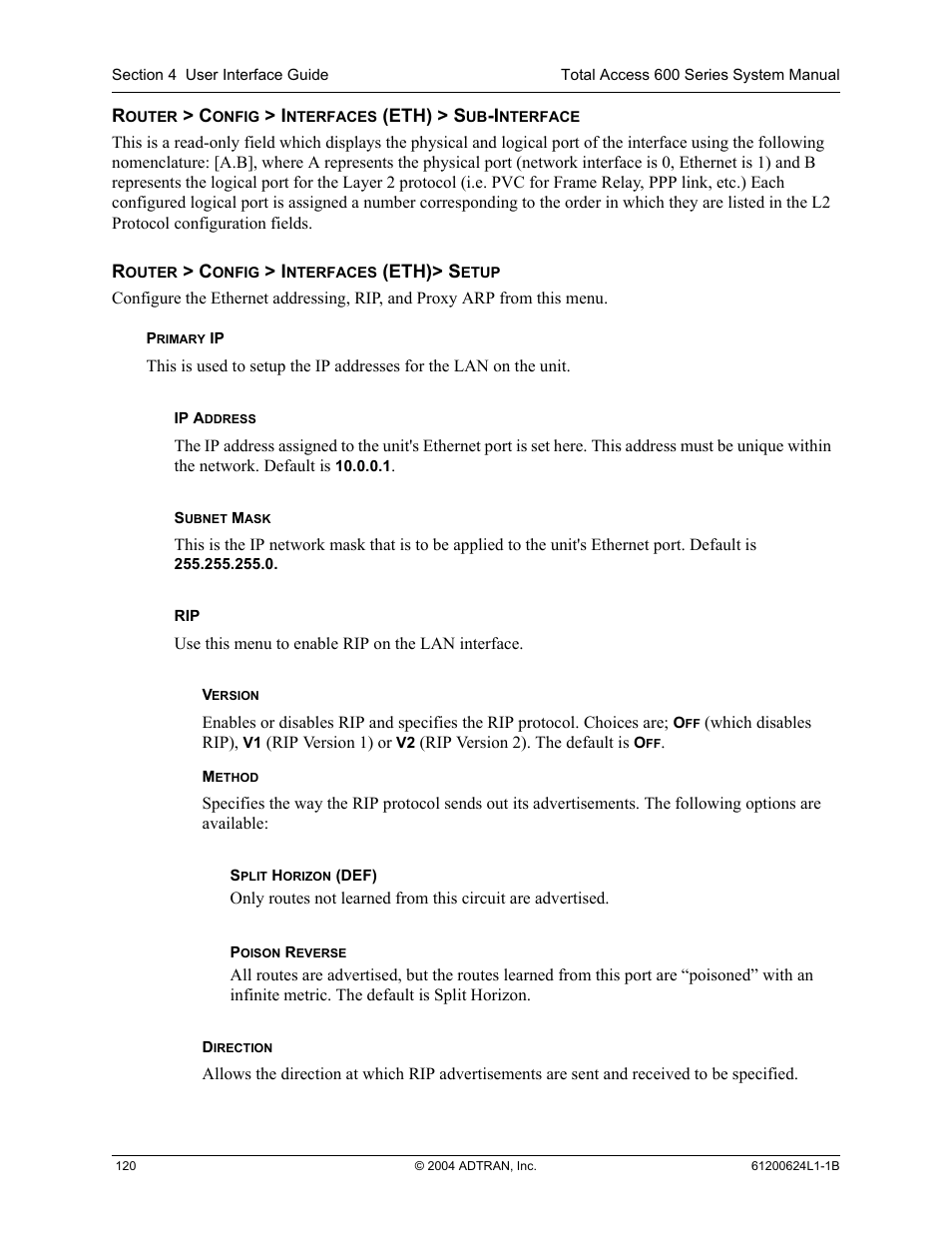 ADTRAN 600R User Manual | Page 122 / 264