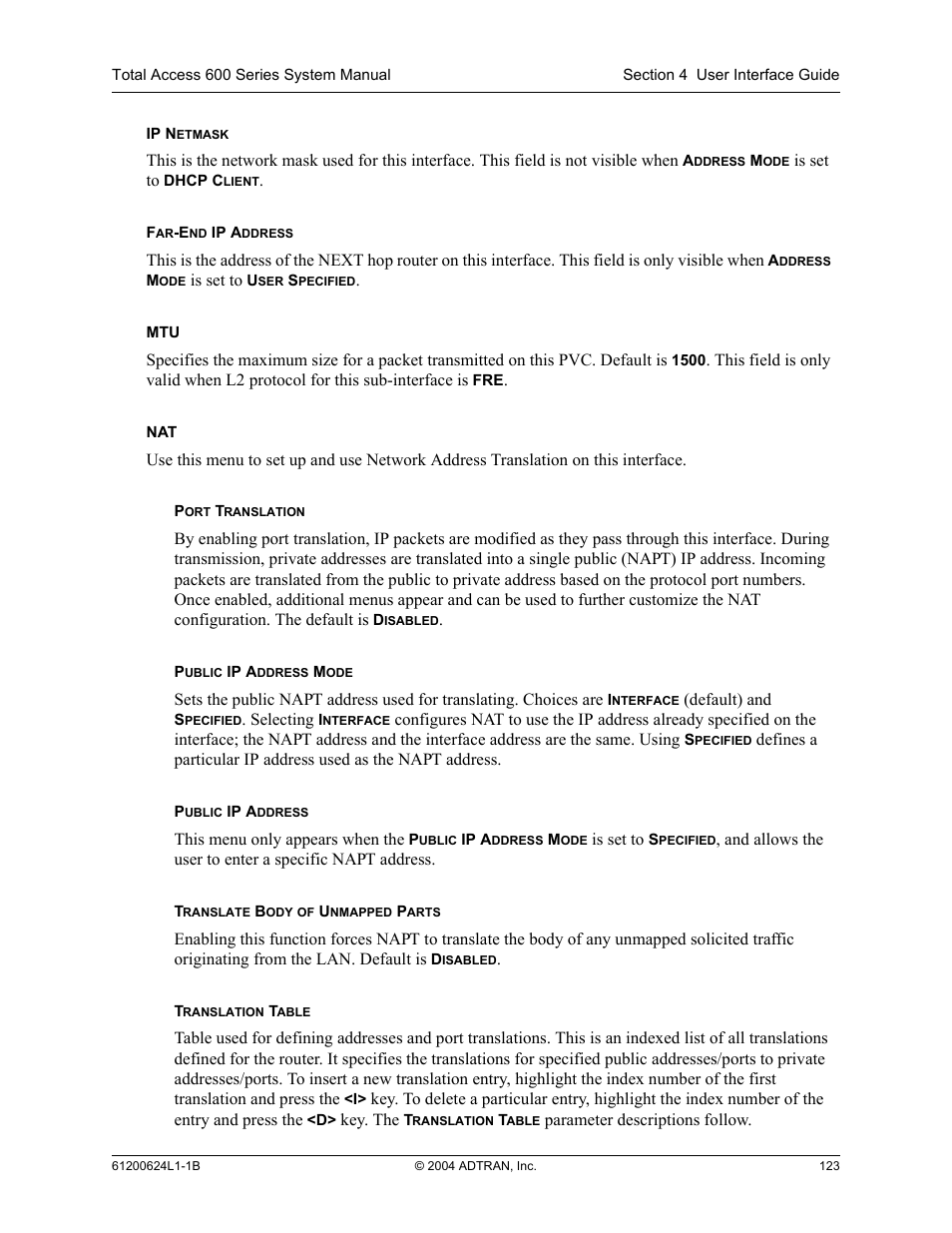 ADTRAN 600R User Manual | Page 125 / 264