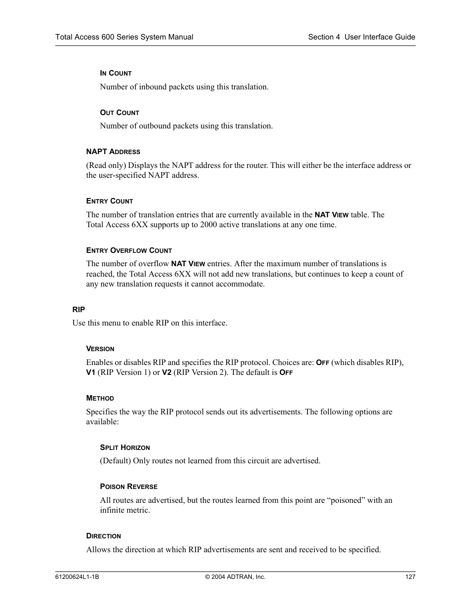 ADTRAN 600R User Manual | Page 129 / 264