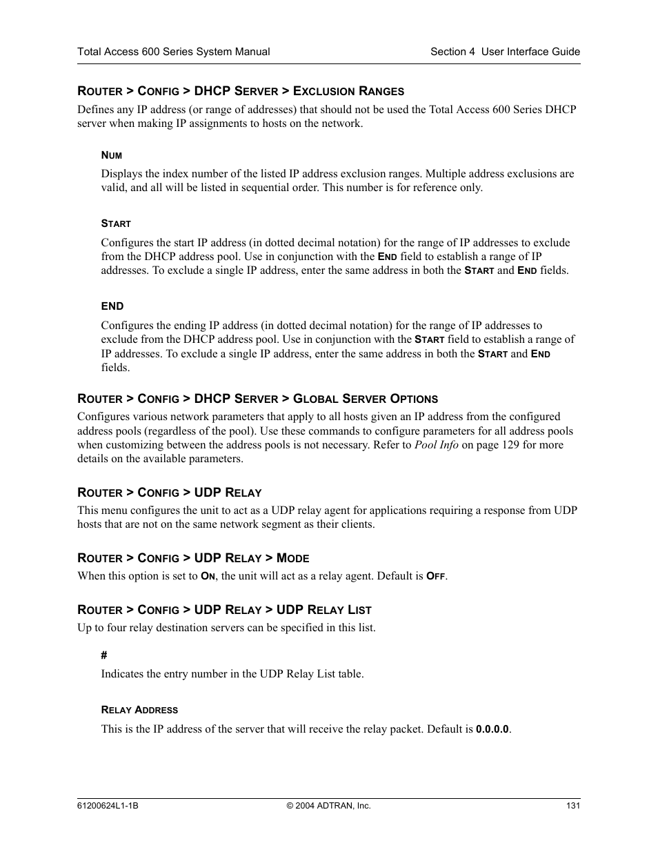 ADTRAN 600R User Manual | Page 133 / 264