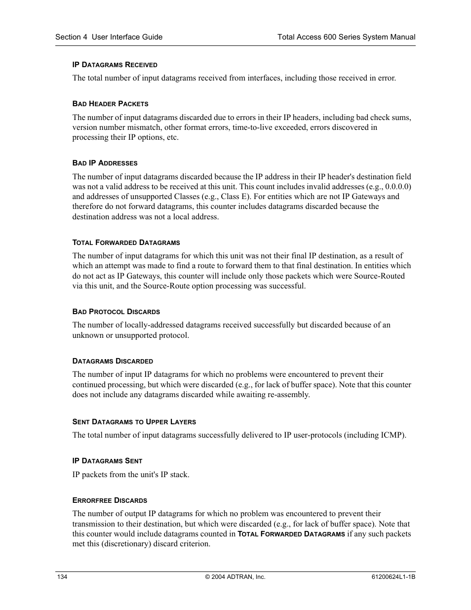 ADTRAN 600R User Manual | Page 136 / 264
