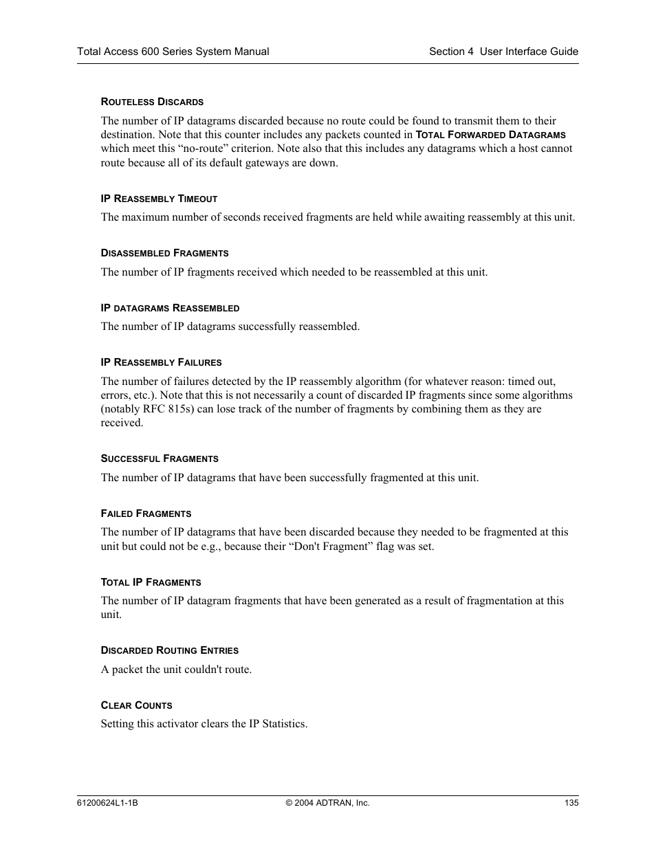 ADTRAN 600R User Manual | Page 137 / 264