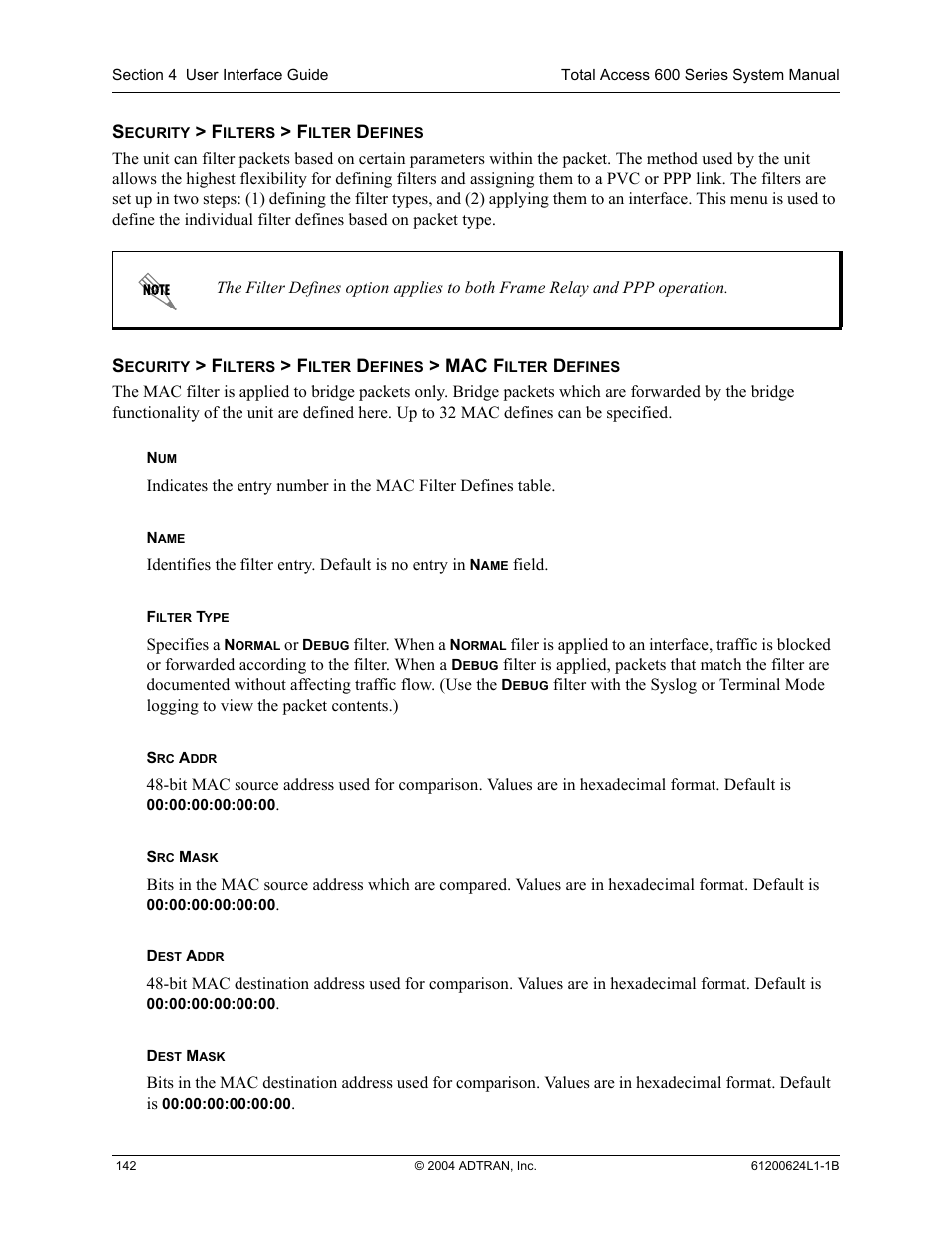 ADTRAN 600R User Manual | Page 144 / 264