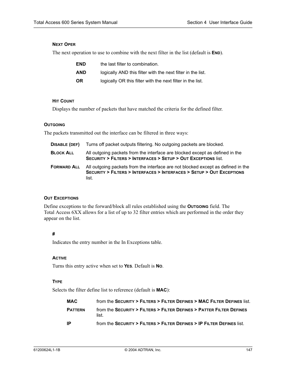 ADTRAN 600R User Manual | Page 149 / 264