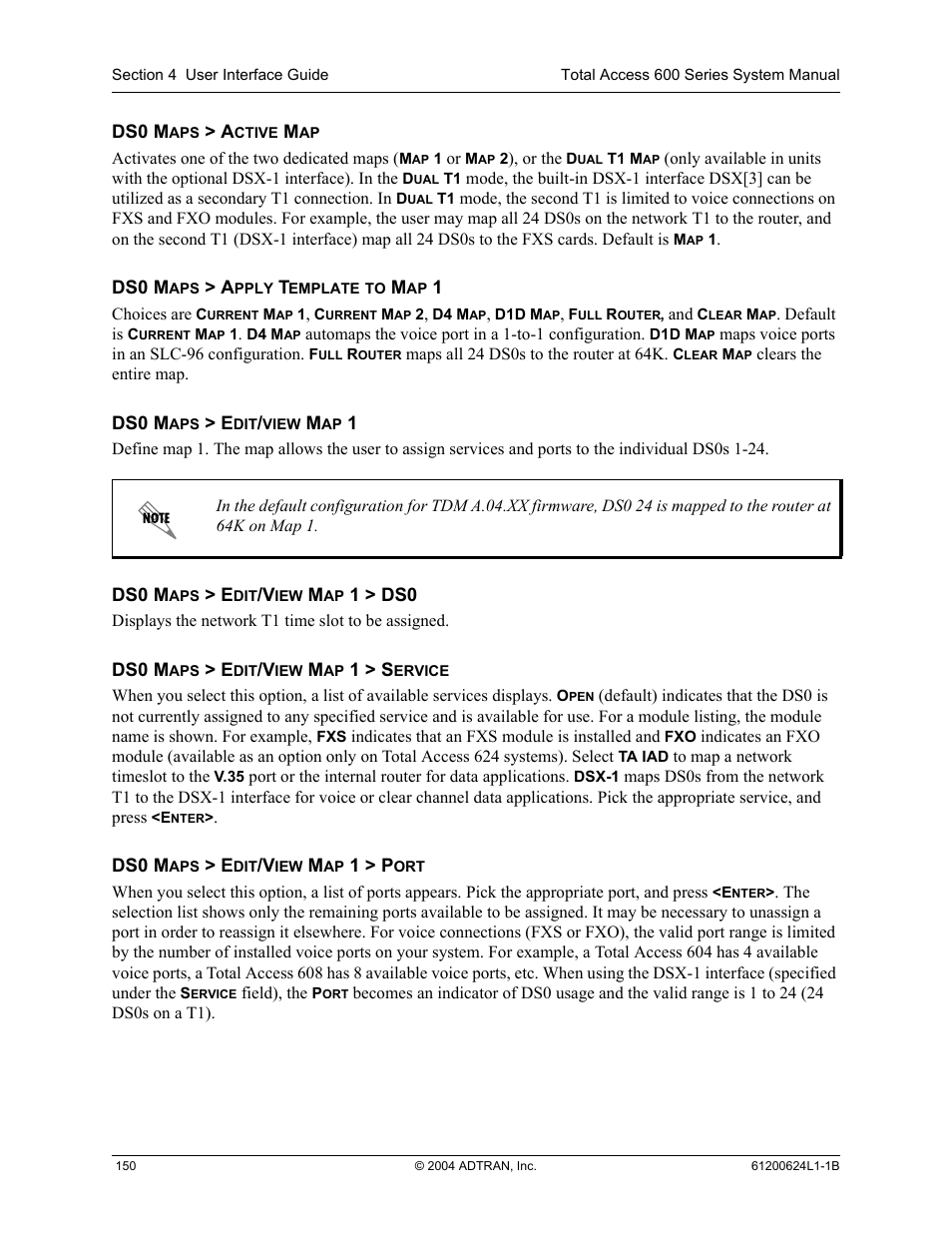 ADTRAN 600R User Manual | Page 152 / 264