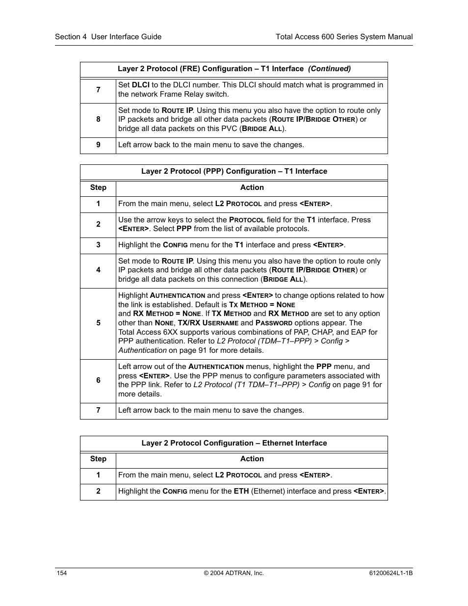 ADTRAN 600R User Manual | Page 156 / 264