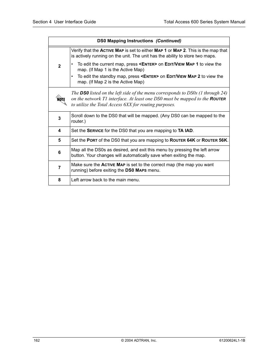 ADTRAN 600R User Manual | Page 164 / 264