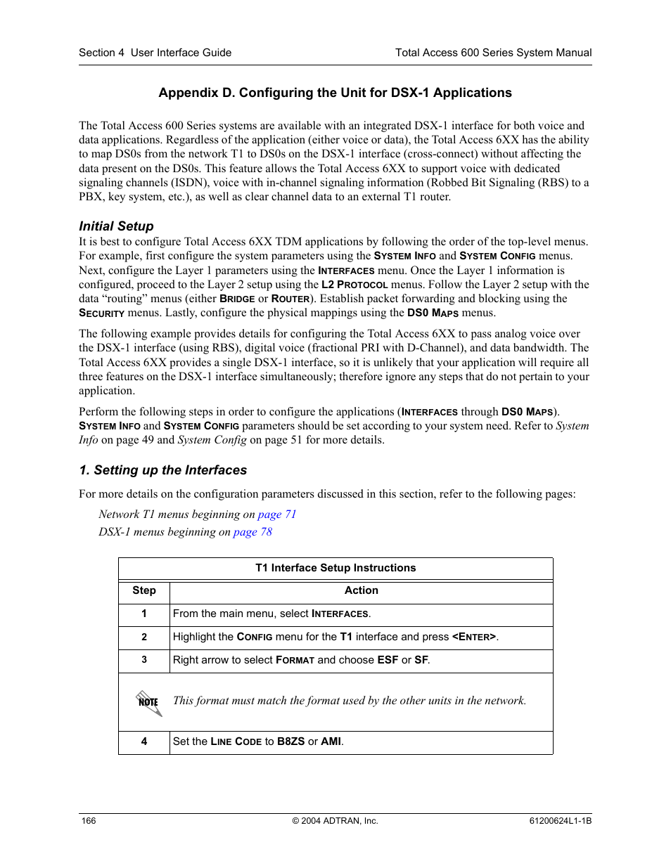 ADTRAN 600R User Manual | Page 168 / 264