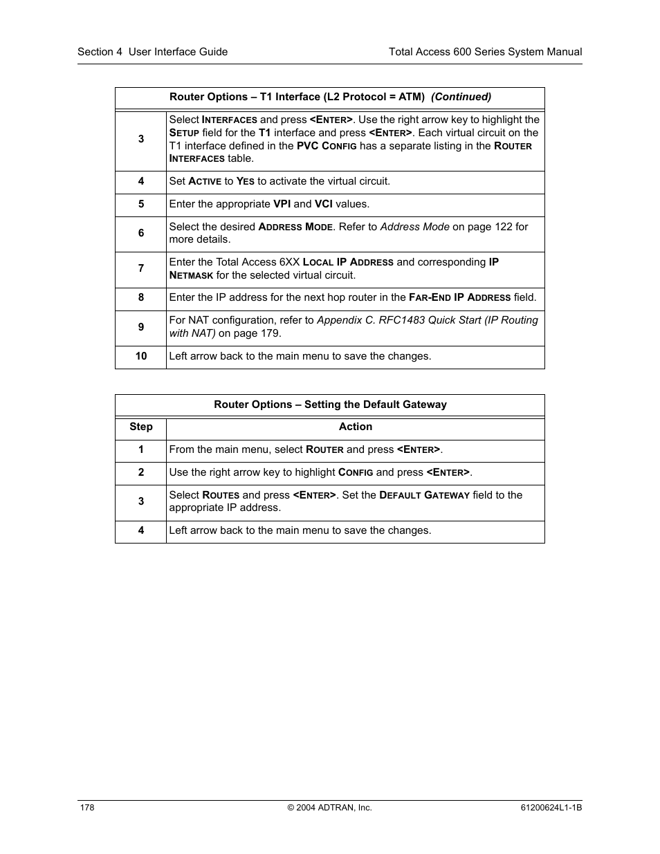 ADTRAN 600R User Manual | Page 180 / 264