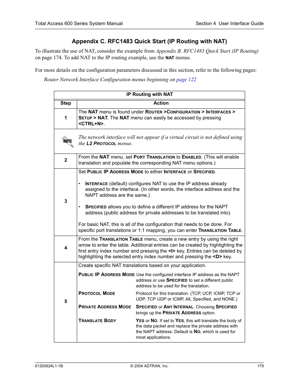 ADTRAN 600R User Manual | Page 181 / 264
