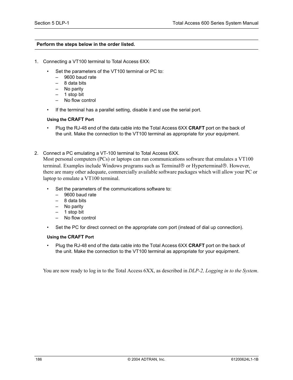 ADTRAN 600R User Manual | Page 188 / 264