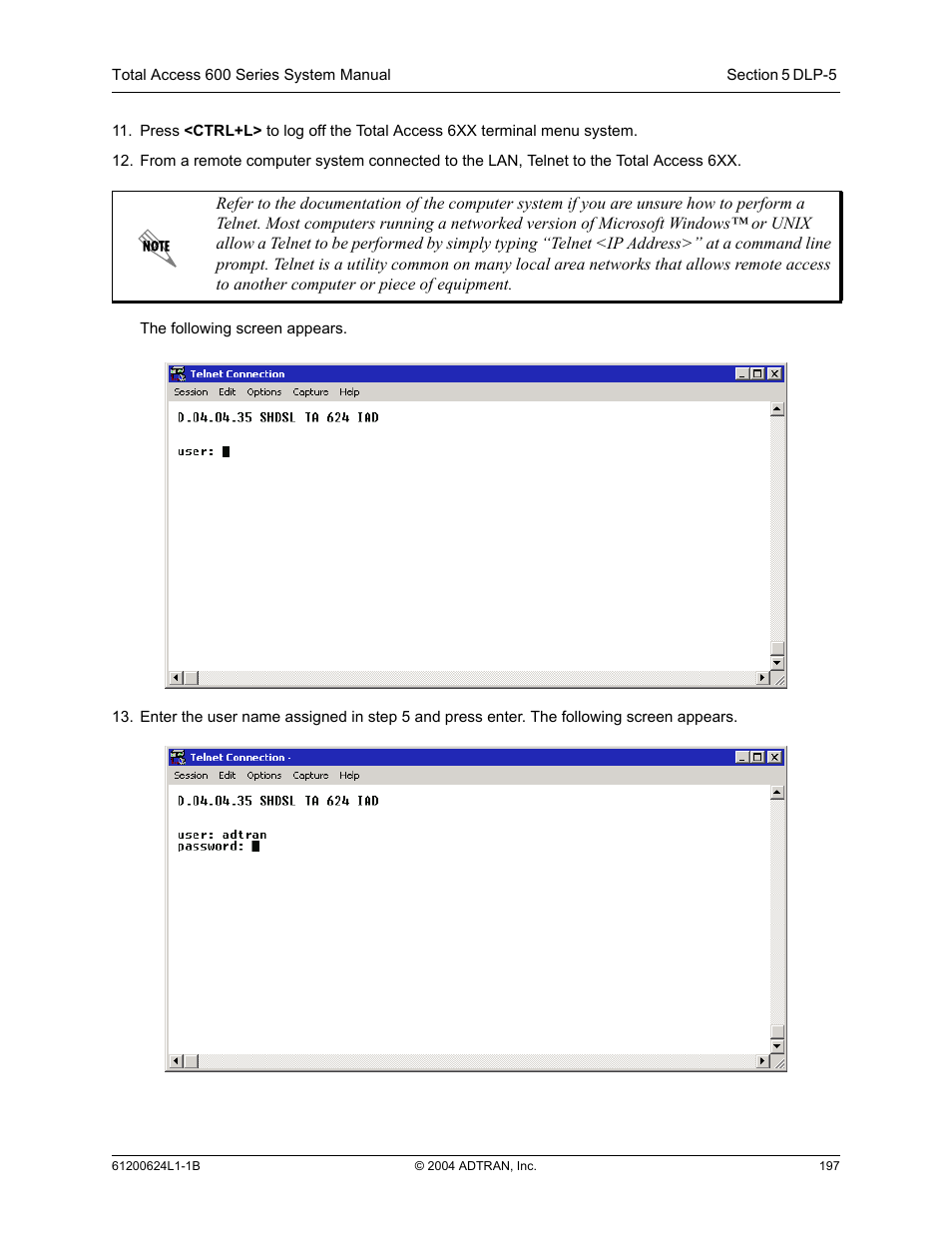 ADTRAN 600R User Manual | Page 199 / 264