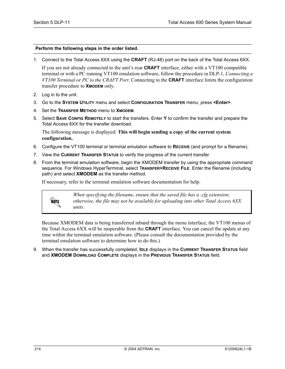 ADTRAN 600R User Manual | Page 216 / 264