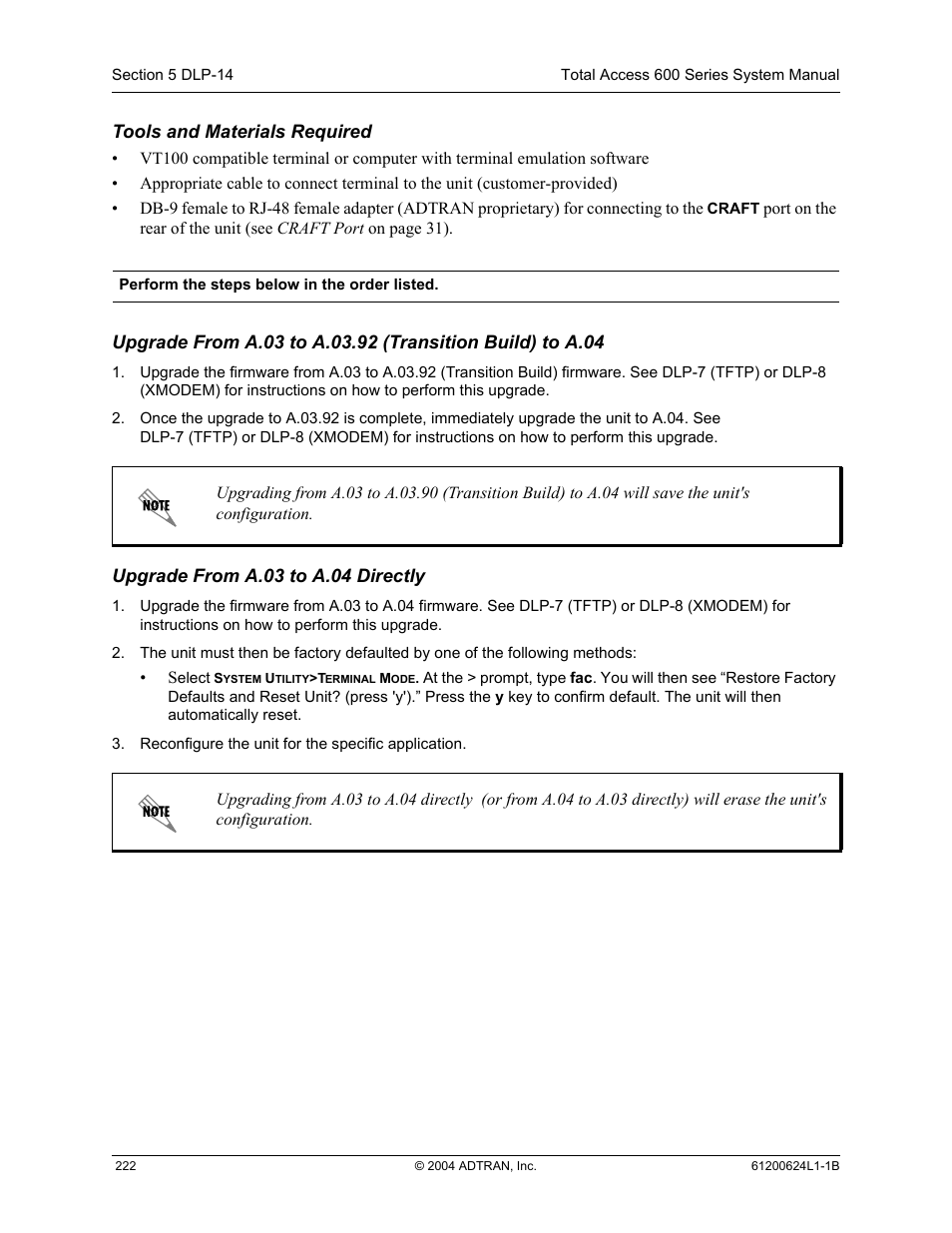 ADTRAN 600R User Manual | Page 224 / 264