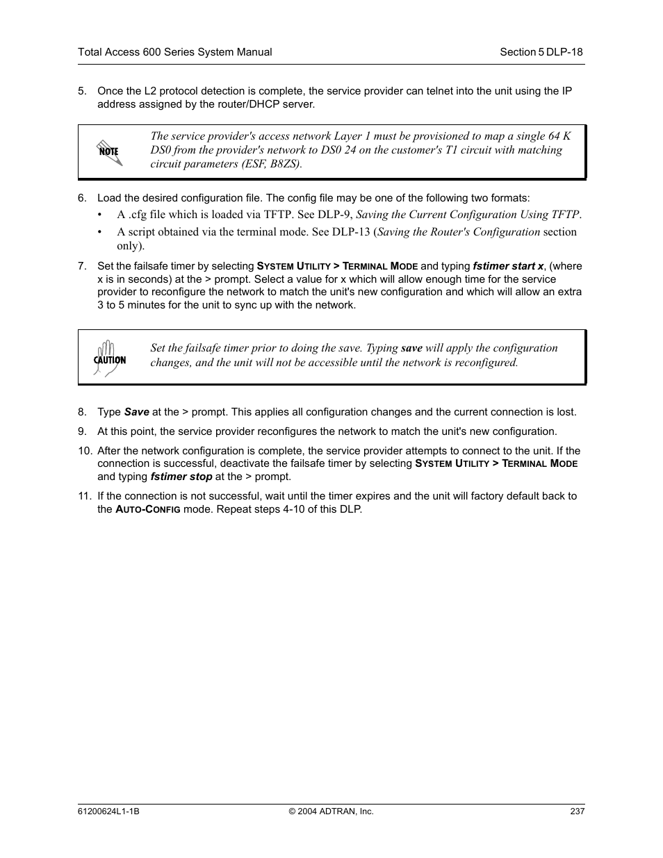 ADTRAN 600R User Manual | Page 239 / 264