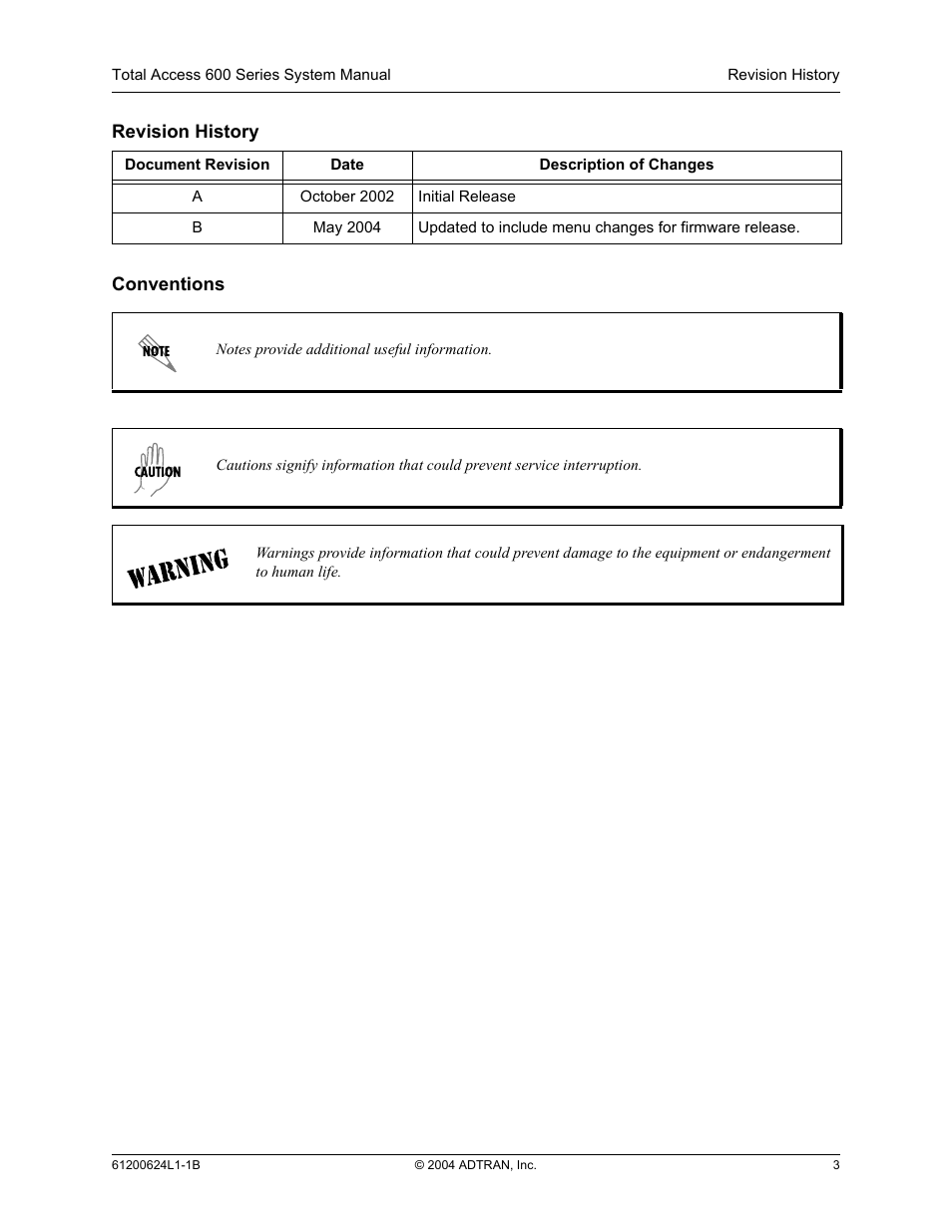 ADTRAN 600R User Manual | Page 3 / 264