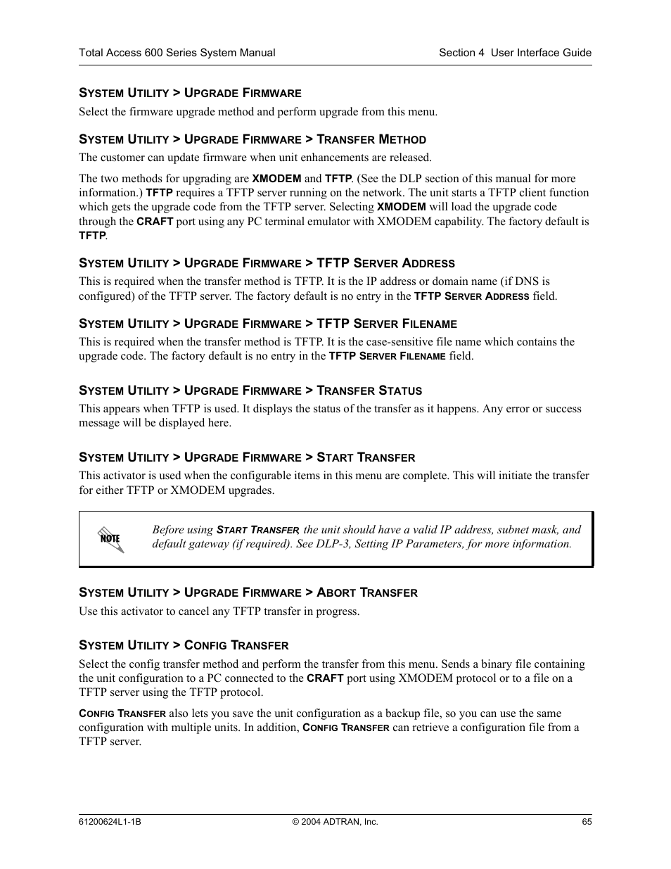 ADTRAN 600R User Manual | Page 67 / 264