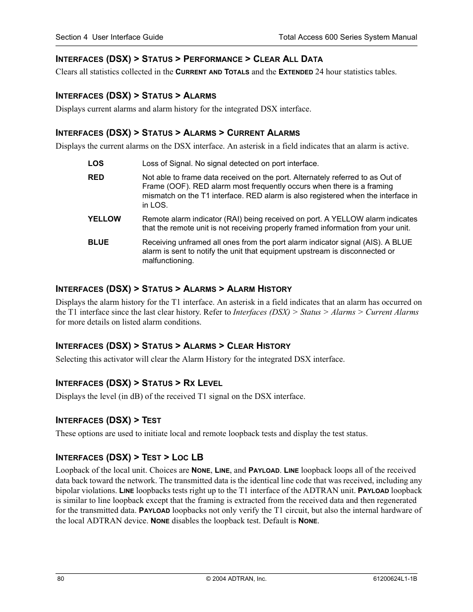 ADTRAN 600R User Manual | Page 82 / 264