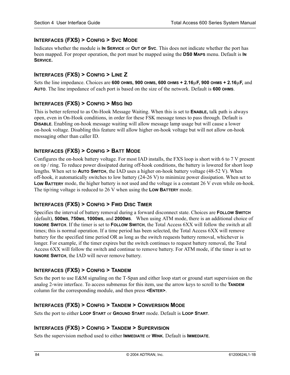 ADTRAN 600R User Manual | Page 86 / 264