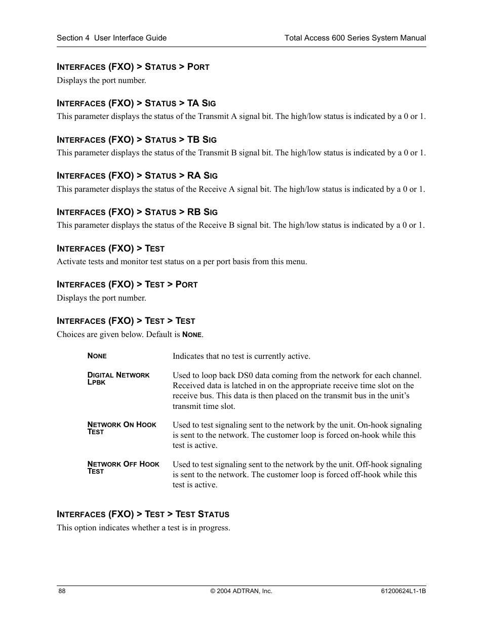 ADTRAN 600R User Manual | Page 90 / 264
