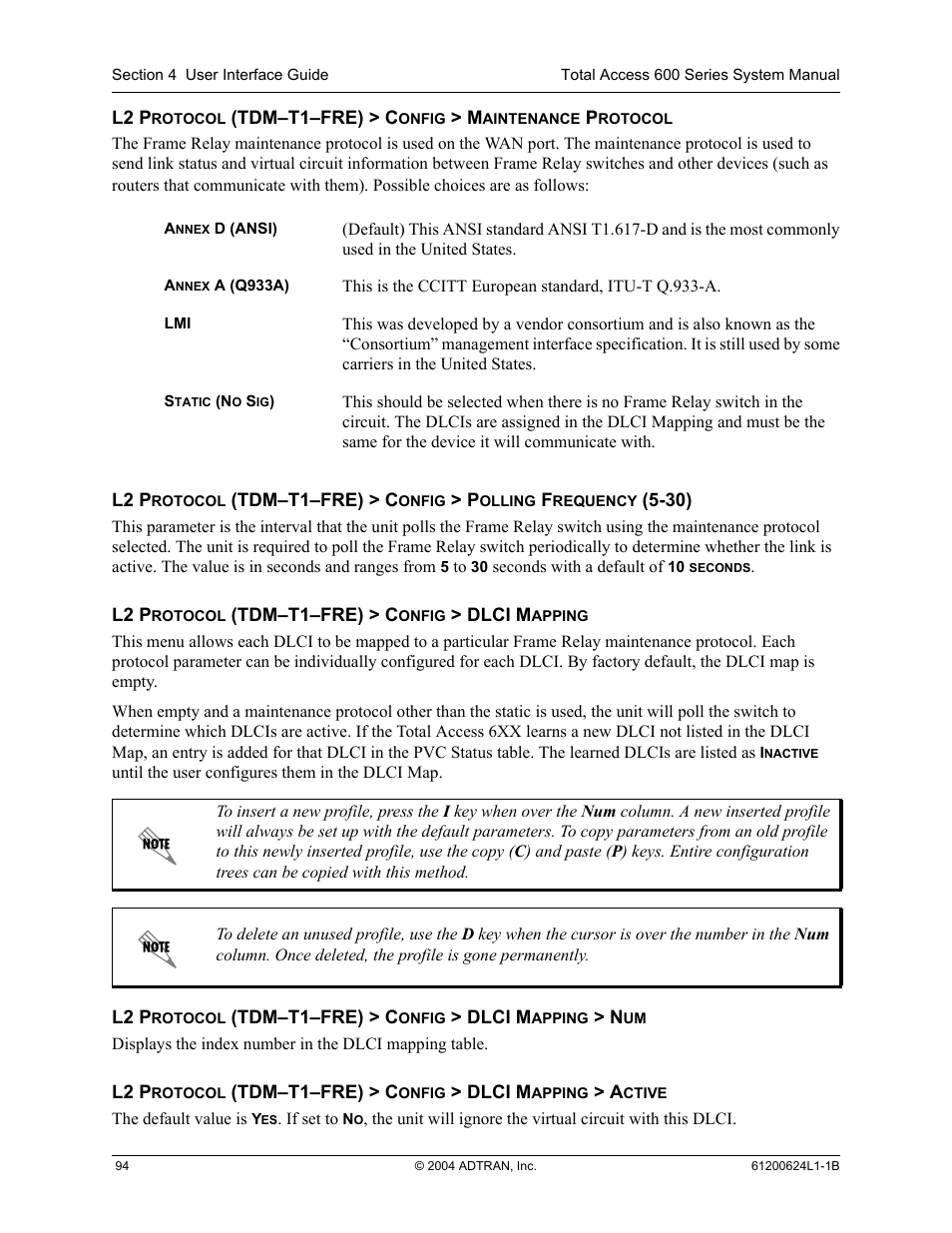 ADTRAN 600R User Manual | Page 96 / 264