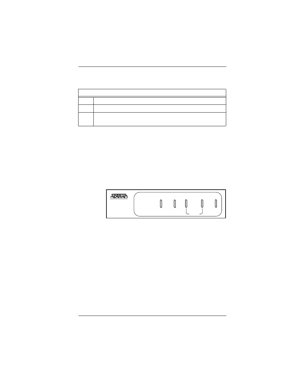 Express3000 physical description, Front panel, Express 3000 physical description -7 | Front panel -7, Figure 2-1. front panel leds -7 | ADTRAN 3000 User Manual | Page 35 / 146