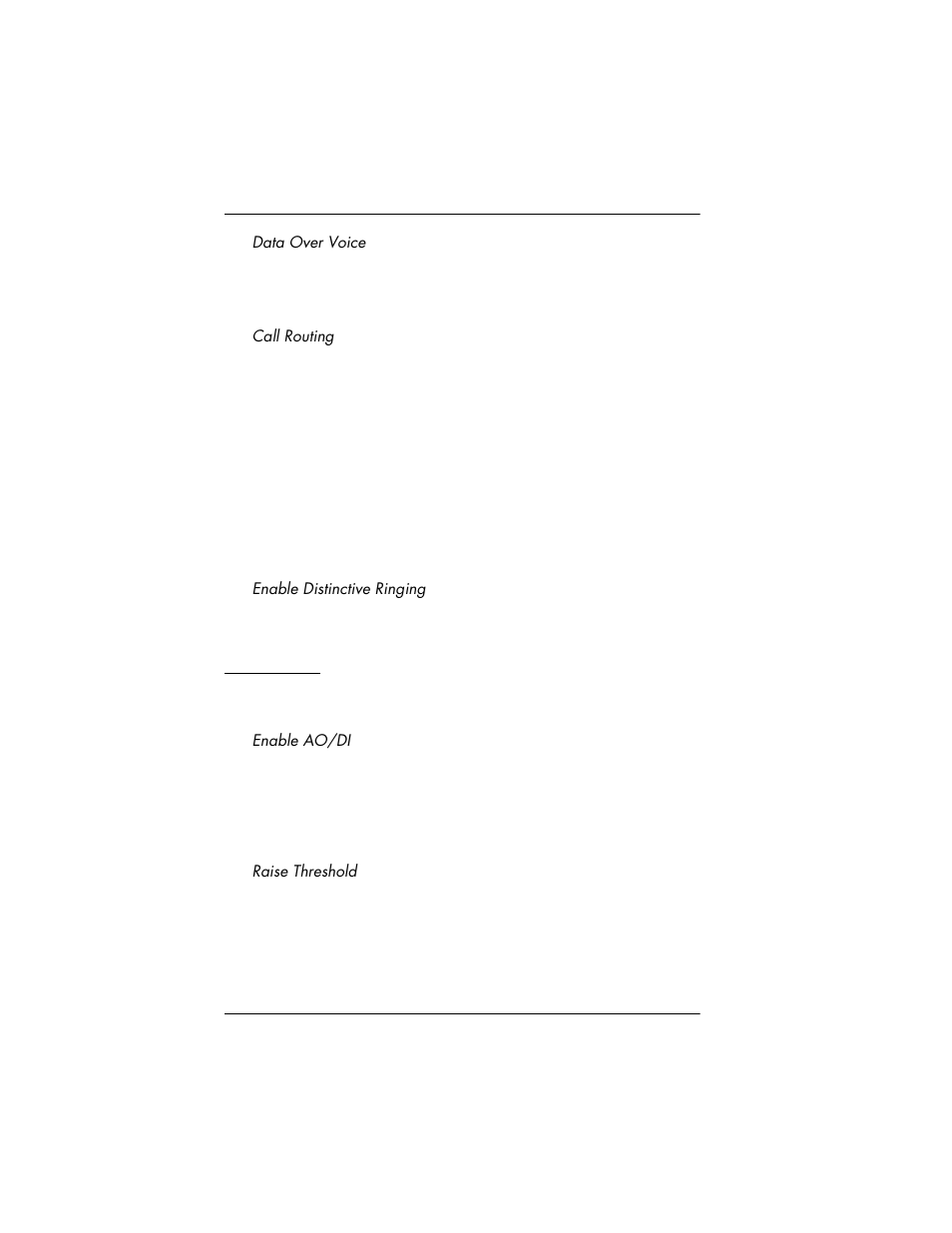 Protocols tab, Protocols tab -14, Enable ao/di -14 raise threshold -14 | ADTRAN 3000 User Manual | Page 54 / 146
