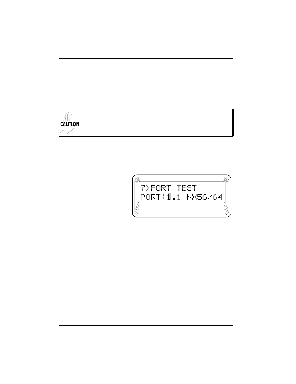 3)port test, submenu of 4)test -10, Operation -10, 1 nx56/64 -10 | Figure 3-6. port test submenu -10, 3)port test, submenu of 4)test | ADTRAN DUAL Nx56/64 1200142L1# User Manual | Page 32 / 42