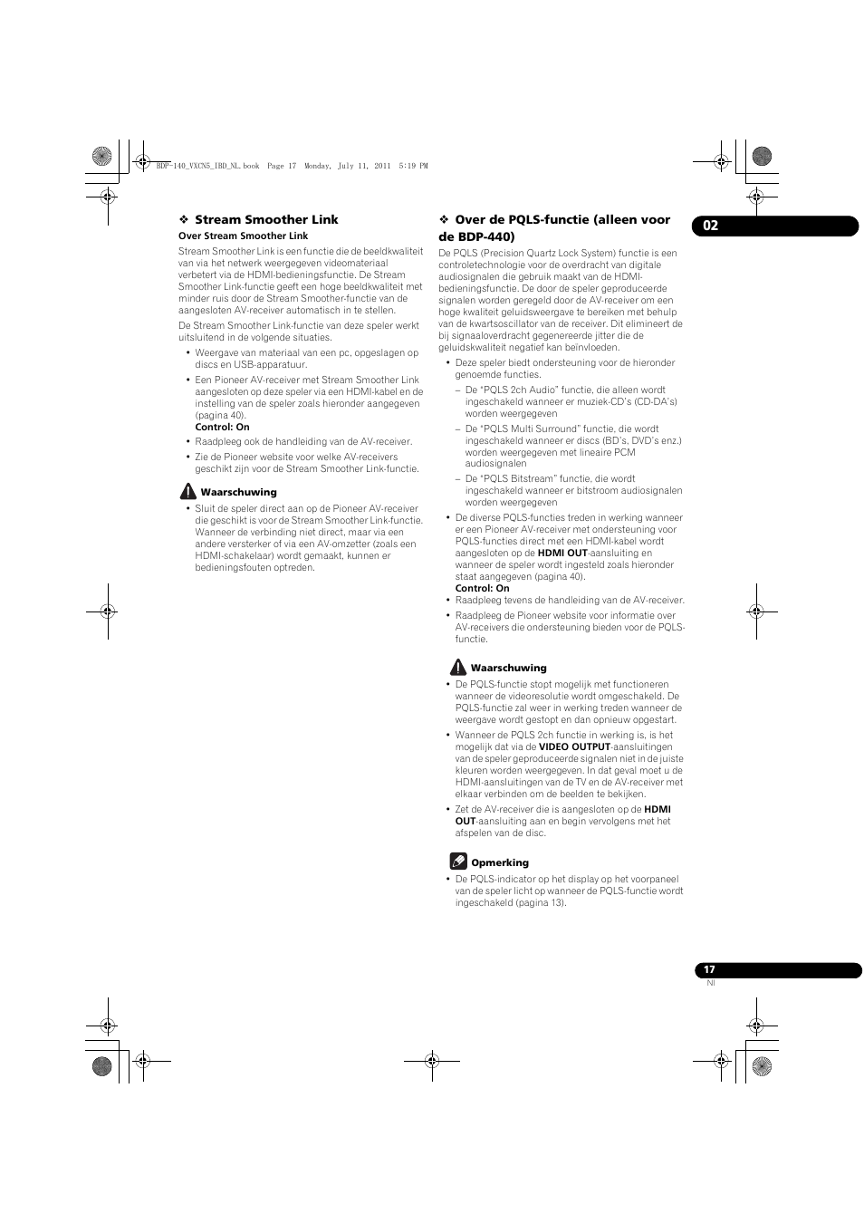 Pioneer BDP-440 User Manual | Page 201 / 308