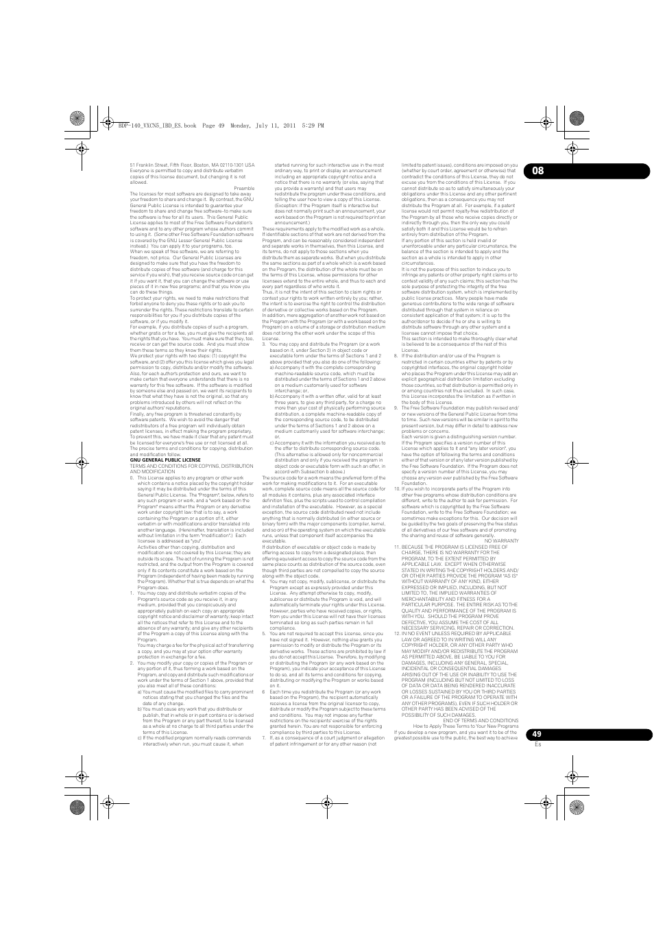 Pioneer BDP-440 User Manual | Page 293 / 308