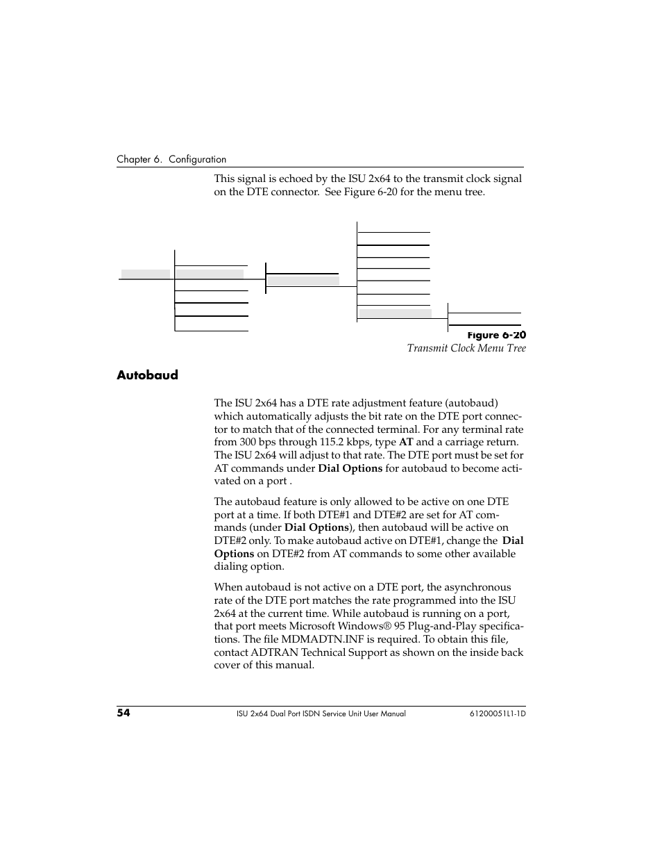 Autobaud | ADTRAN 1200051L6 User Manual | Page 68 / 165
