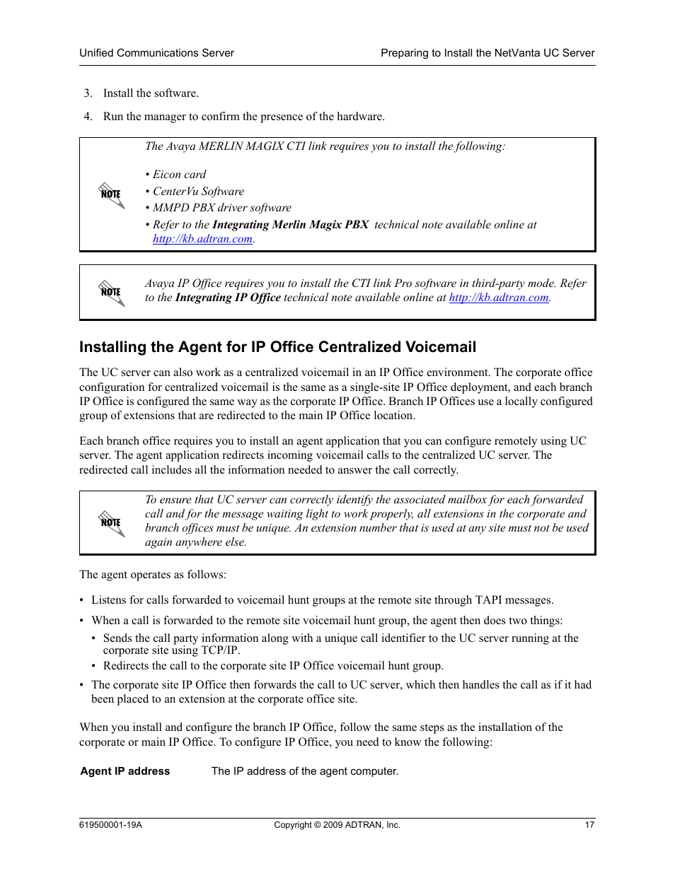ADTRAN 619500001-19A User Manual | Page 17 / 27