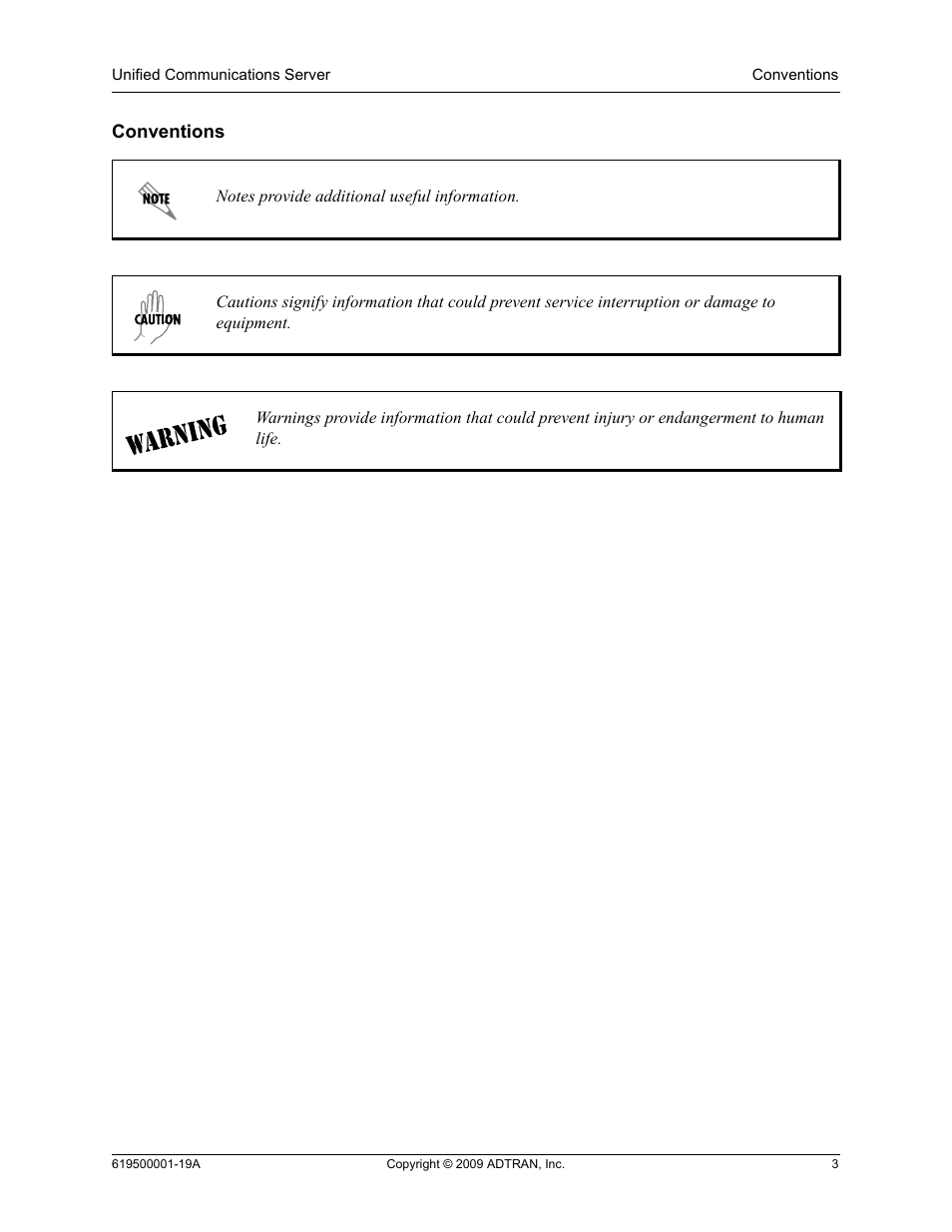 ADTRAN 619500001-19A User Manual | Page 3 / 27