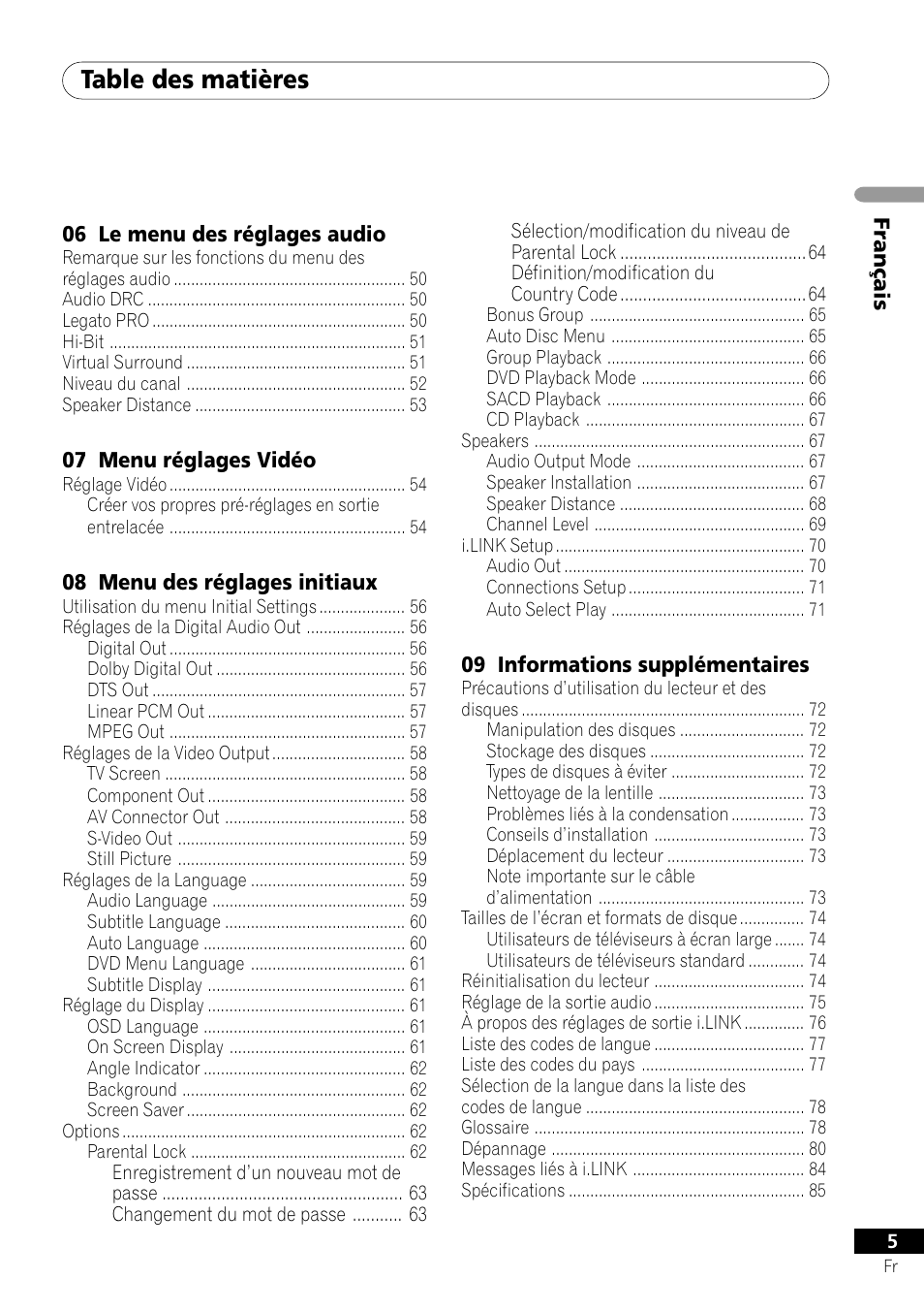 Pioneer DV-757Ai User Manual | Page 5 / 172