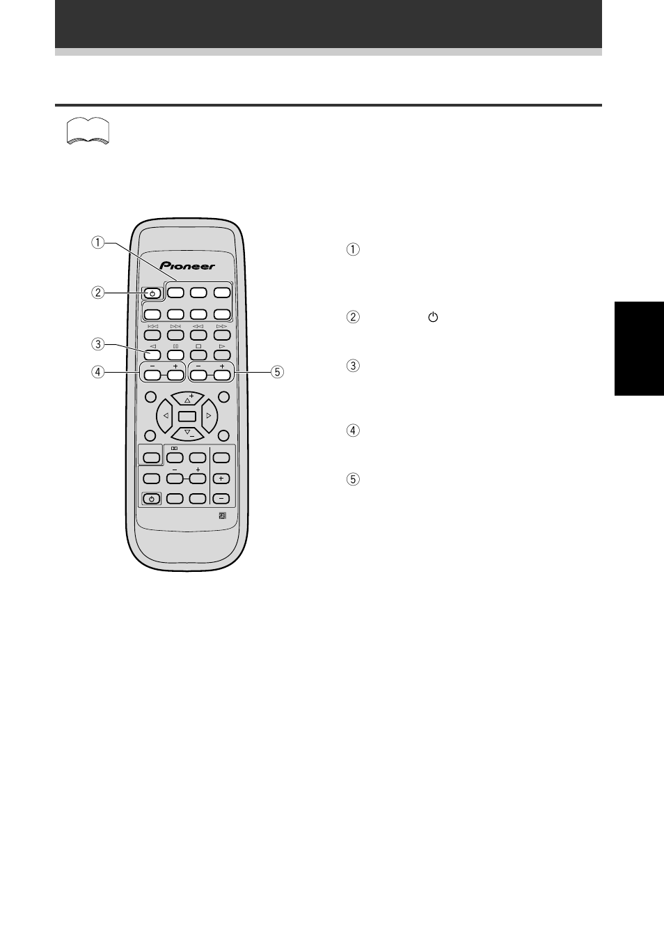 Bediening van het tv-toestel, Nederlands, 3 tv func. (alleen voor een tv- toestel) | 4 tv vol, 5 channel, Gebruik deze toetsen om de tv-kanalen te kiezen | Pioneer VSX-409RDS User Manual | Page 117 / 120