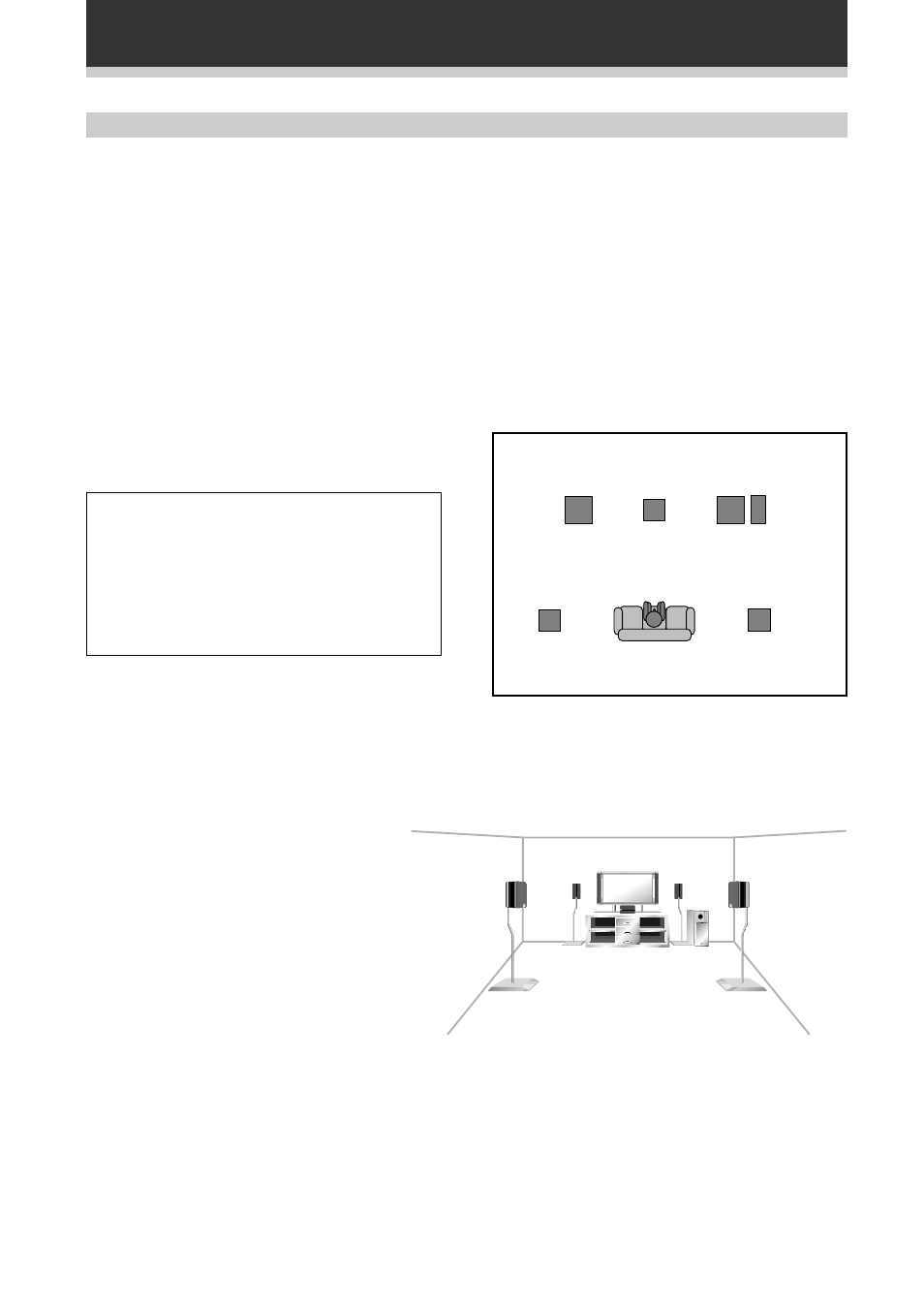 Conseils pour le positionnement des enceintes, Raccordement du système, Vue 3d de l'installation des enceintes | Pioneer VSX-409RDS User Manual | Page 12 / 120