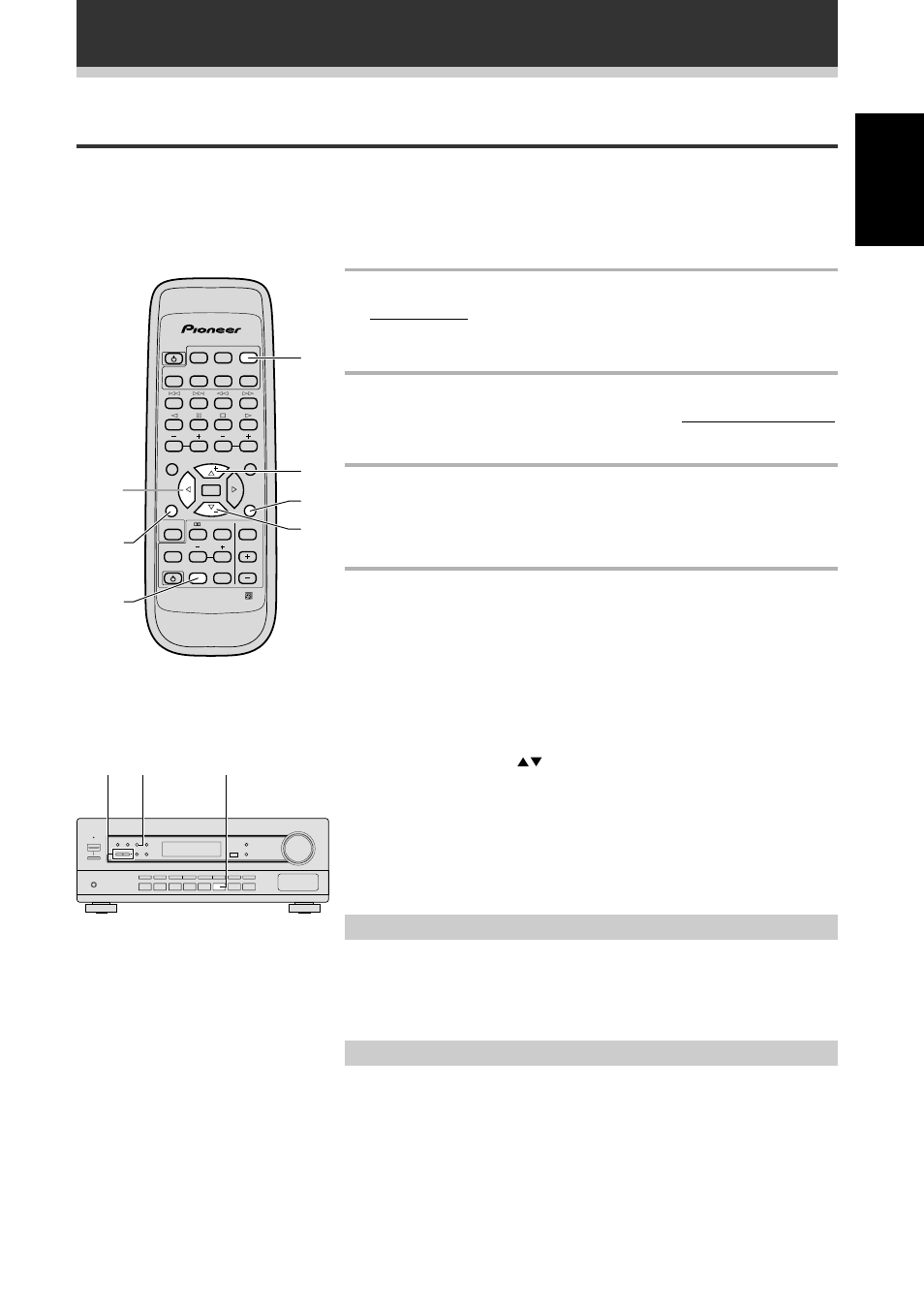 Utilisation du tuner, Français repérage d'une station, 4 accordez une station | Mode mpx, Mode rf att, Rf att | Pioneer VSX-409RDS User Manual | Page 23 / 120