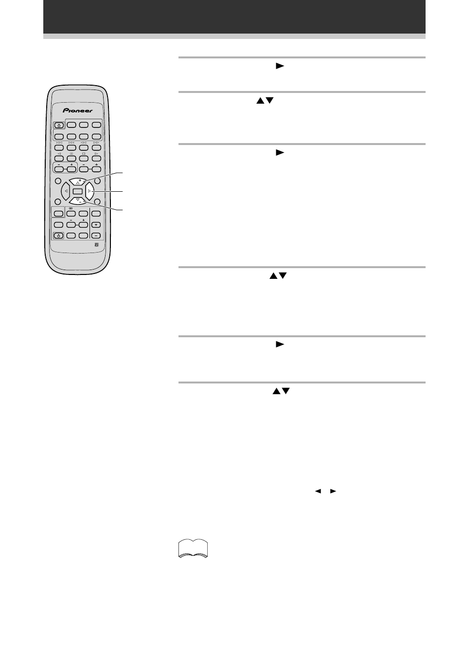 Impostazione per il suono con effetto surround | Pioneer VSX-409RDS User Manual | Page 54 / 120