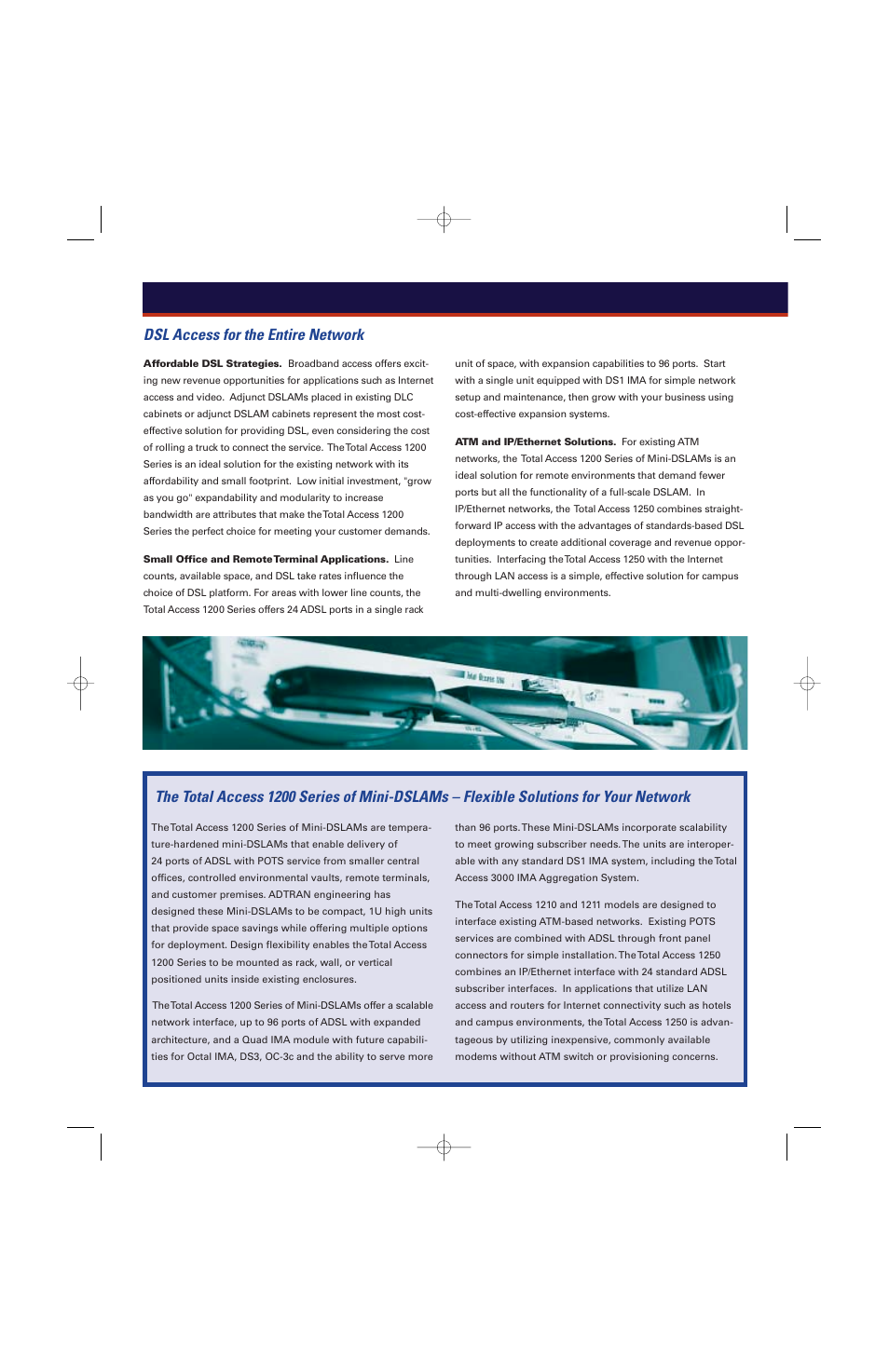 ADTRAN Total Access 1210 User Manual | Page 2 / 4