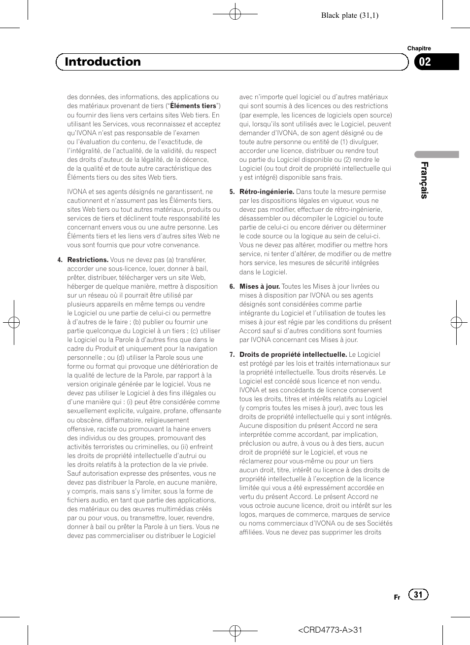 02 introduction | Pioneer AVIC-F960BT User Manual | Page 31 / 132