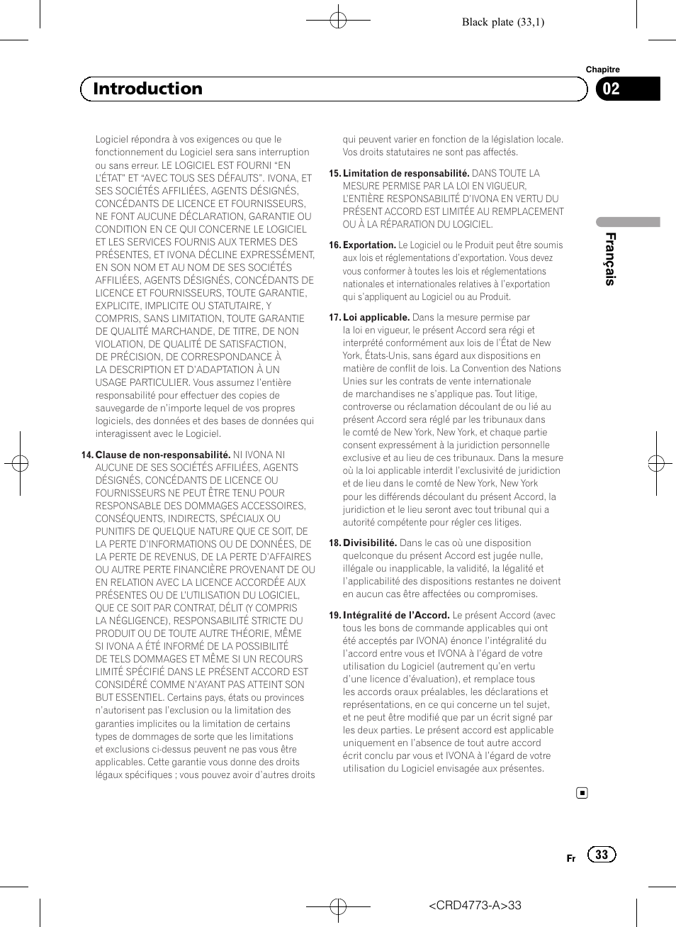 02 introduction | Pioneer AVIC-F960BT User Manual | Page 33 / 132