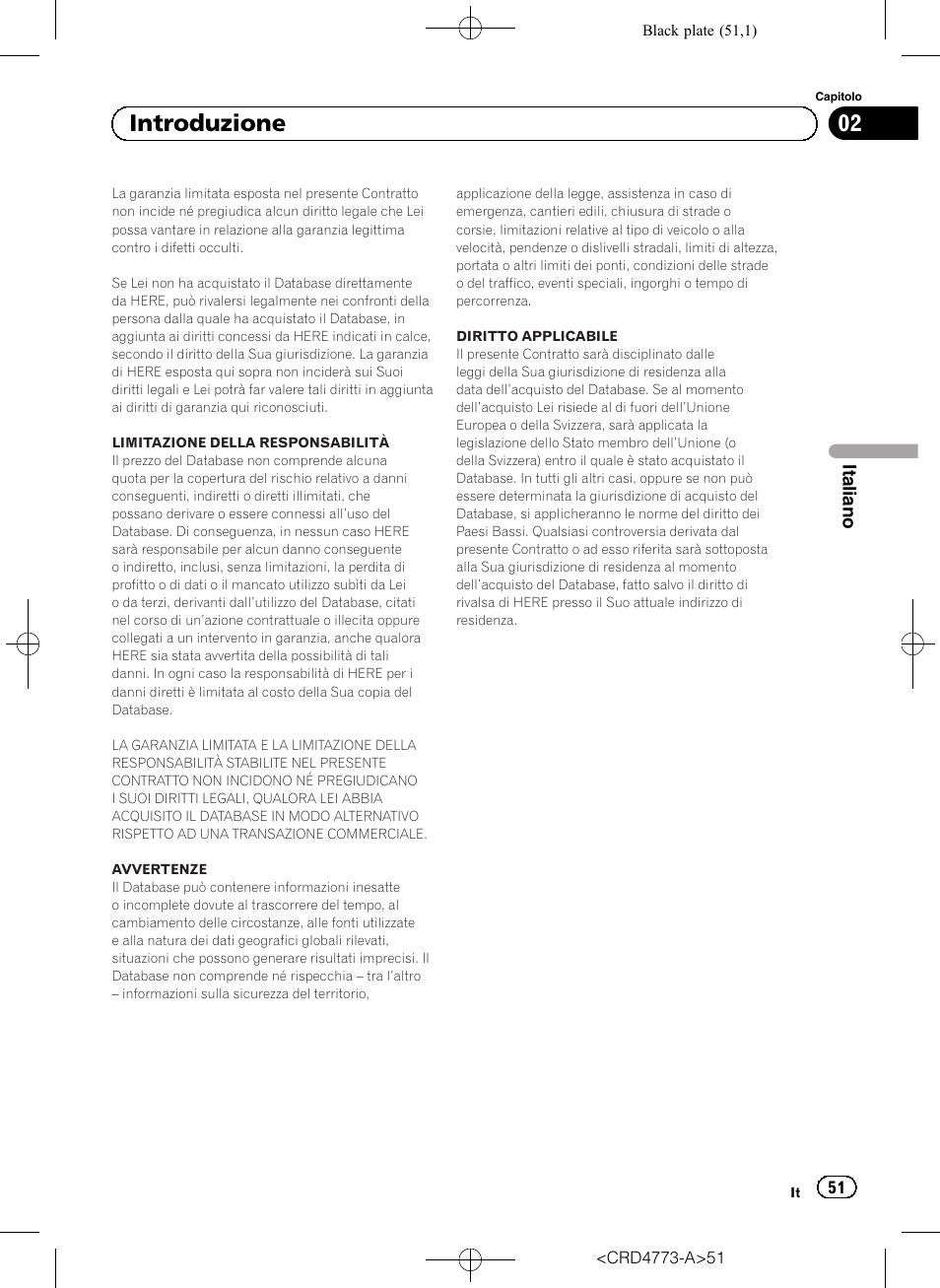 02 introduzione | Pioneer AVIC-F960BT User Manual | Page 51 / 132