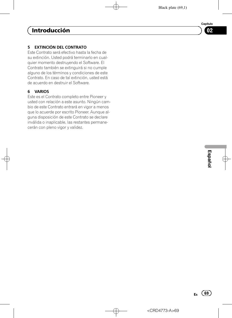 02 introducción | Pioneer AVIC-F960BT User Manual | Page 69 / 132