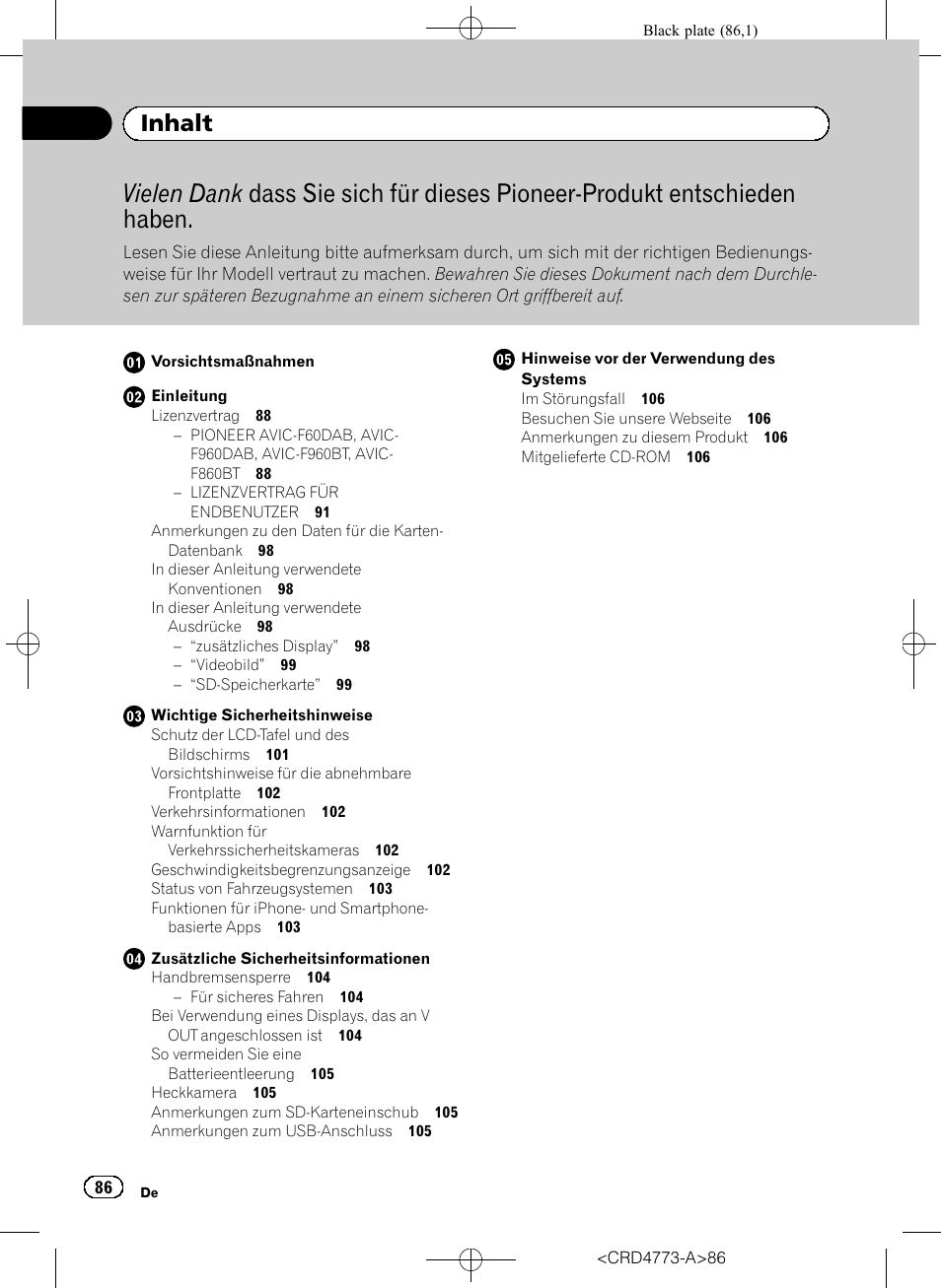 Pioneer AVIC-F960BT User Manual | Page 86 / 132