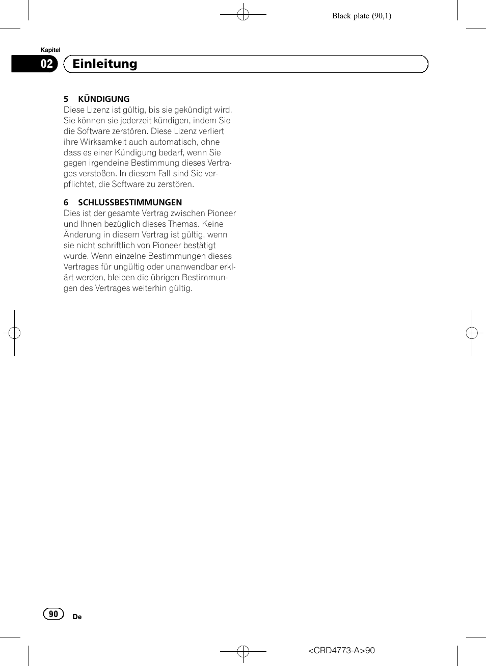 02 einleitung | Pioneer AVIC-F960BT User Manual | Page 90 / 132