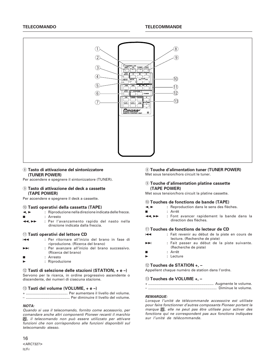 Pioneer A-509R User Manual | Page 16 / 56