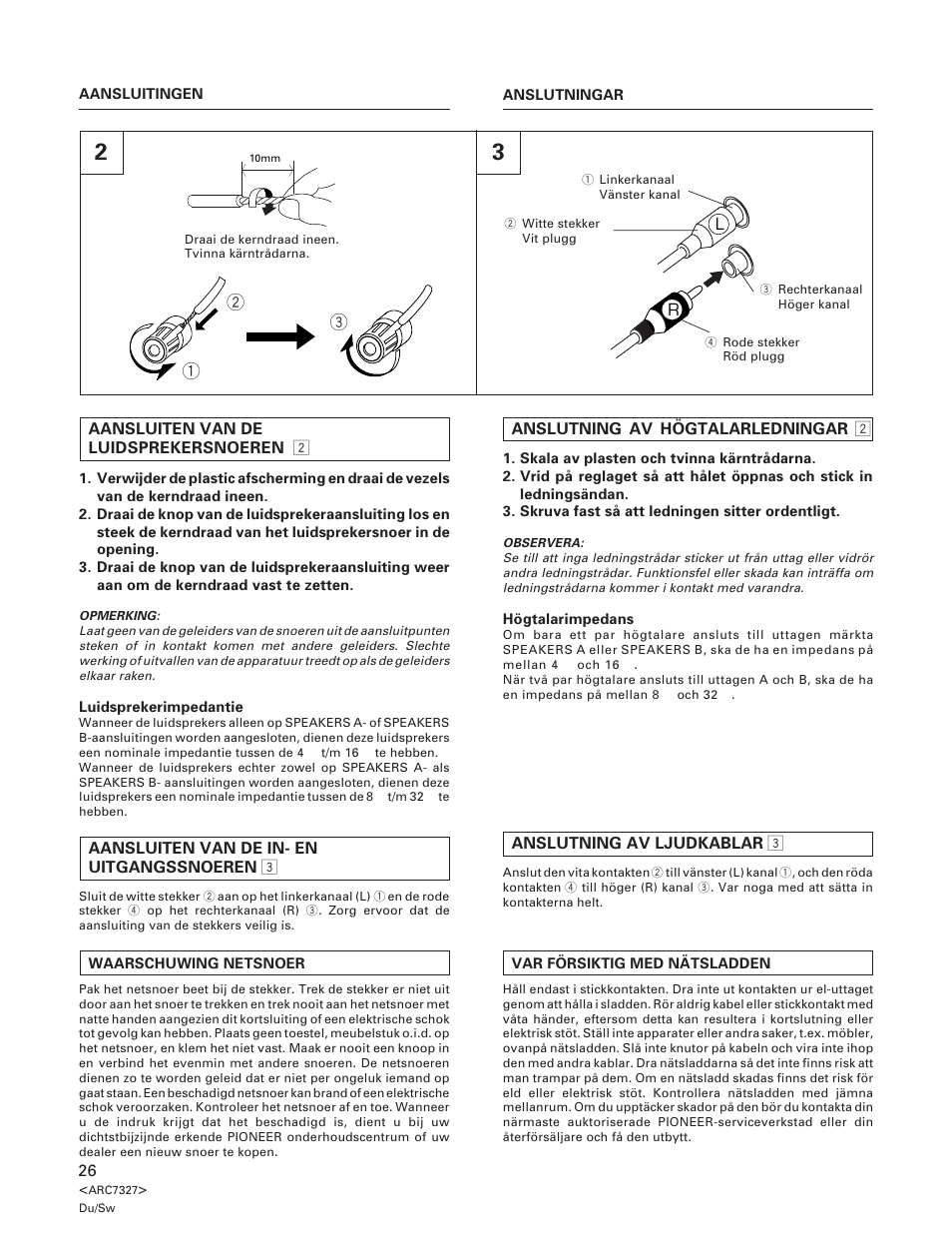 Pioneer A-509R User Manual | Page 26 / 56