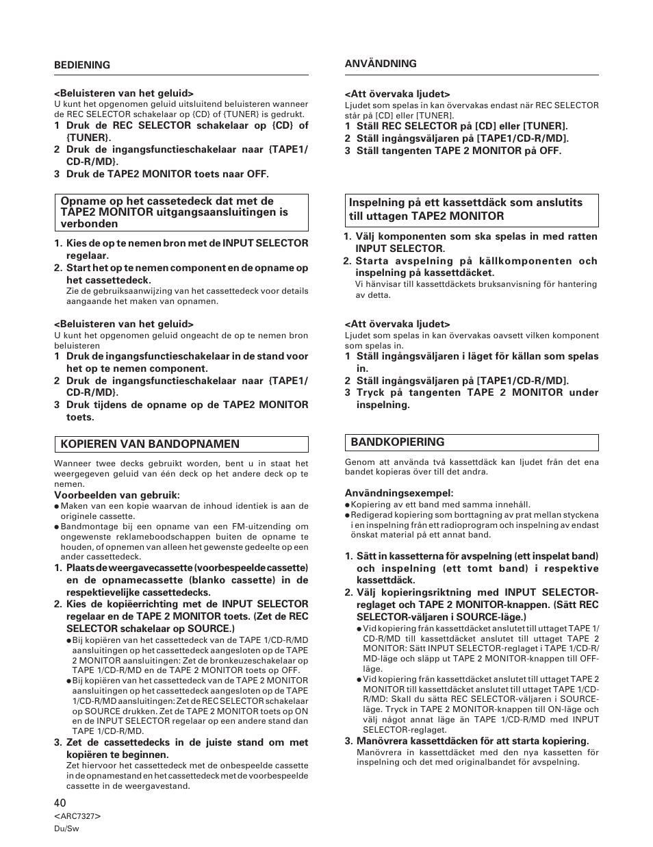 Pioneer A-509R User Manual | Page 40 / 56