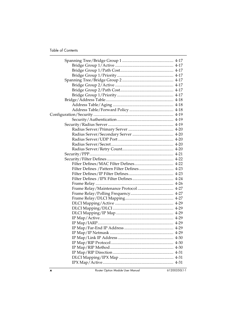 ADTRAN 1200350L1 User Manual | Page 10 / 134